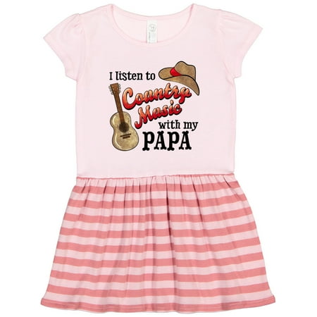 Inktastic I Listen to Country Music with My Papa with Guitar and Hat Gift Toddler Girl Dress
Inktastic I Listen to Country Music with My Papa with Guitar and Hat Gift Toddler Girl Dress