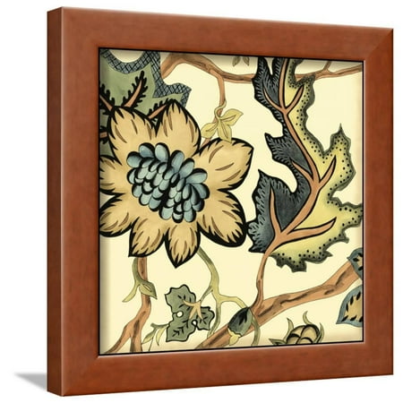 Small Jacobean Tile III Framed Print Wall Art By Chariklia Zarris