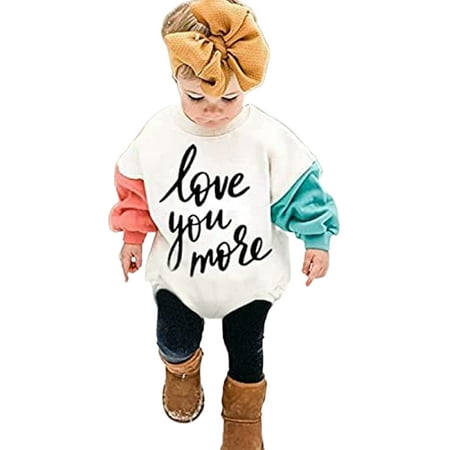 Ma&Baby Infant Baby Girl Valentine s Day Jumpsuit Contrast Color Long Sleeve Round Neck Romper Bodysuit
Ma&Baby Infant Baby Girl Valentine s Day Jumpsuit Contrast Color Long Sleeve Round Neck Romper Bodysuit