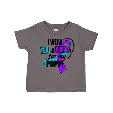Inktastic Suicide Prevention I Wear Teal and Purple for My Poppi Gift Toddler Boy or Toddler Girl T-Shirt
Inktastic Suicide Prevention I Wear Teal and Purple for My Poppi Gift Toddler Boy or Toddler Girl T-Shirt