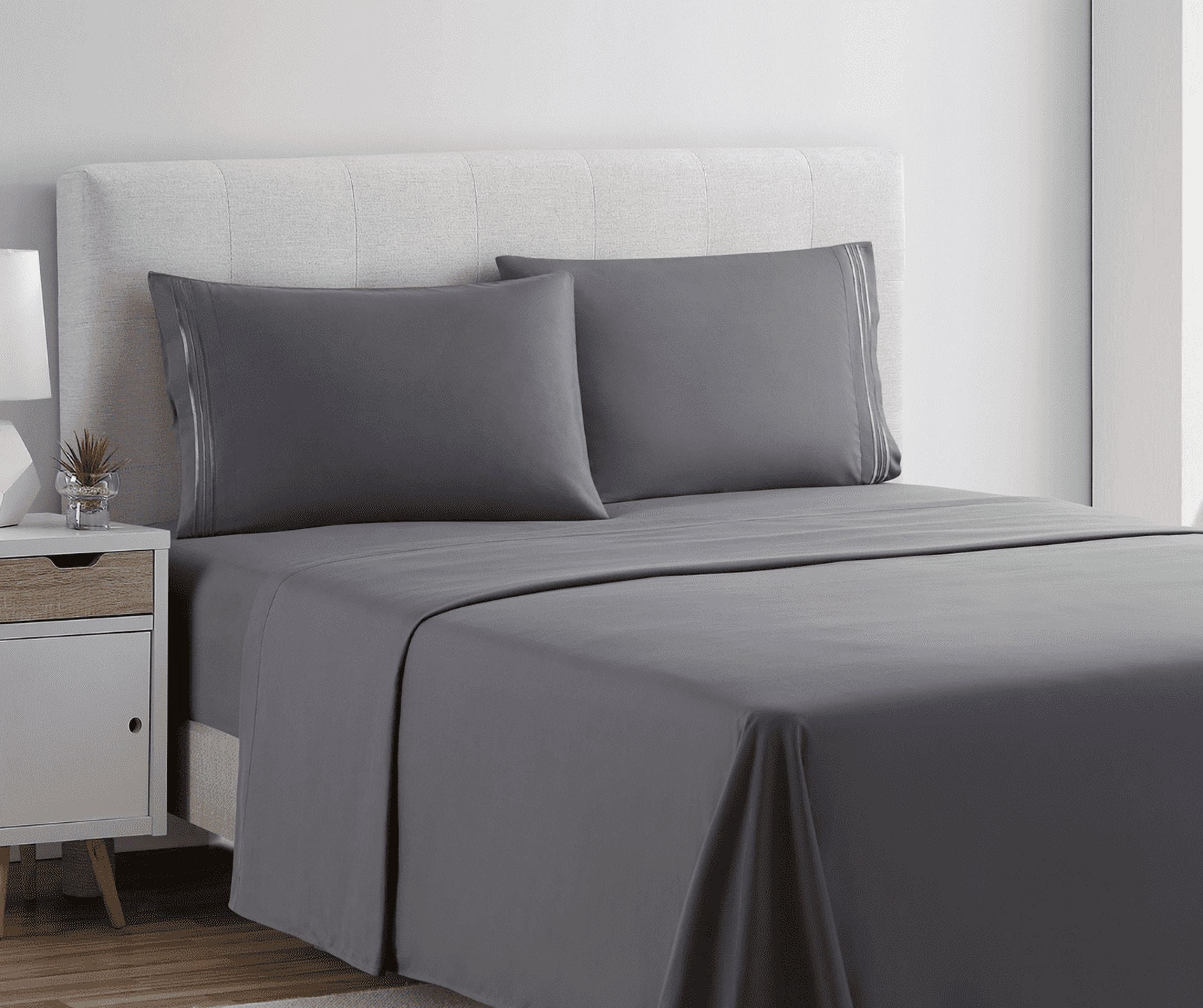 Double-brushed microfiber texture close-up