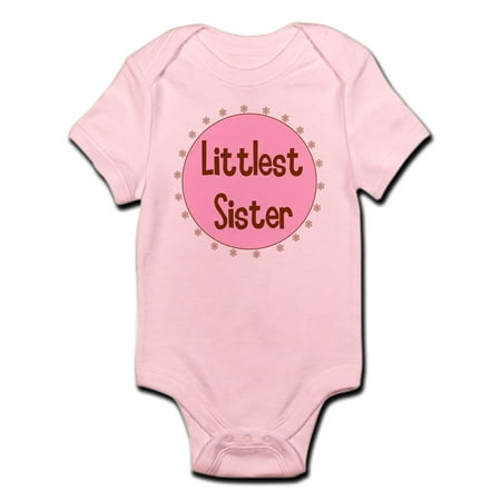 CafePress - Littlest Sister Infant Bodysuit - Baby Light Bodysuit