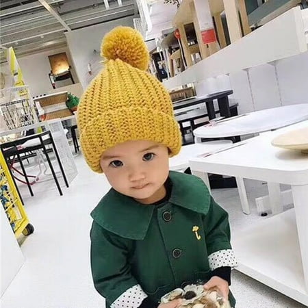 Cathalem Warm Hats for Baby Boy Baby Winter Warm Hat Newborn Solid Knitted Pompom Hat Infant Toddler Kids Boys Girls Baby Caps Hat Yellow One Size
Cathalem Warm Hats for Baby Boy Baby Winter Warm Hat Newborn Solid Knitted Pompom Hat Infant Toddler Kids Boys Girls Baby Caps Hat Yellow One Size