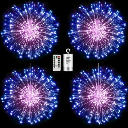 Rosnek Firework Lights 198 LED Copper Wire Starburst Light 8 Modes Battery Operated Fairy Lights with Remote Christmas Decorative Hanging Lights
Rosnek Firework Lights 198 LED Copper Wire Starburst Light 8 Modes Battery Operated Fairy Lights with Remote Christmas Decorative Hanging Lights