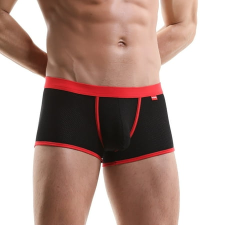 YWDJ Mens Underwear Men Underwear Mesh Breathable Comfort Pants Boxer Underpants Black S
YWDJ Mens Underwear Men Underwear Mesh Breathable Comfort Pants Boxer Underpants Black S