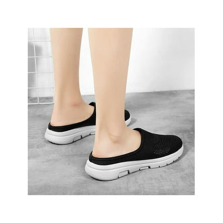 Fangasis Ladies Mules Backless Summer Slippers Mesh Clogs Shoe Women s Casual Shoes Beach Breathable Slip On Flats Black 39
Fangasis Ladies Mules Backless Summer Slippers Mesh Clogs Shoe Women s Casual Shoes Beach Breathable Slip On Flats Black 39