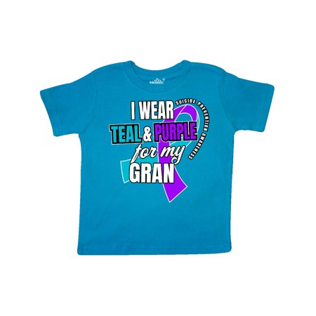 Inktastic Suicide Prevention I Wear Teal and Purple for My Gran Gift Toddler Boy or Toddler Girl T-Shirt
Inktastic Suicide Prevention I Wear Teal and Purple for My Gran Gift Toddler Boy or Toddler Girl T-Shirt