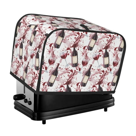 KLL Watercolor Wine Print 2 Slice Toaster Dust Covers Kitchen Small Appliance Cover with 2 Pockets Can hold Jam Spreader Knife & Toaster Tongs (11.4 x 7.9 x 7.5)
KLL Watercolor Wine Print 2 Slice Toaster Dust Covers Kitchen Small Appliance Cover with 2 Pockets Can hold Jam Spreader Knife & Toaster Tongs (11.4 x 7.9 x 7.5)