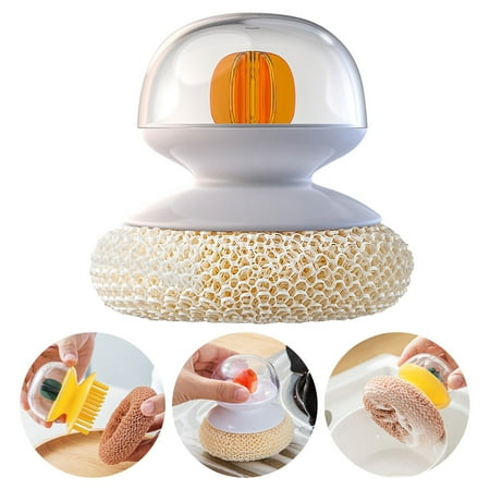 Brush Pot Dishwashing Artifact Short Handle Pot Brush Multi-functional Kitchen Decontamination Cleaning Ball Non-stick Oil Brush Bowl Stove Cleaning Brush
Brush Pot Dishwashing Artifact Short Handle Pot Brush Multi-functional Kitchen Decontamination Cleaning Ball Non-stick Oil Brush Bowl Stove Cleaning Brush
