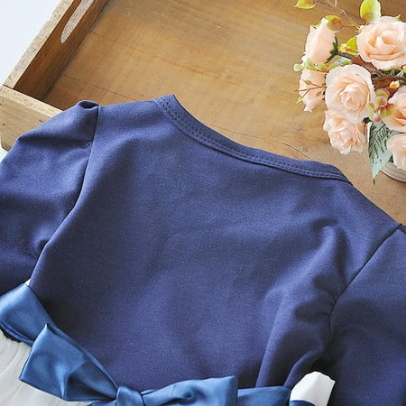 kpoplk Girls Dresses Bow Girls Toddler Kids Patchwork Long Tulle Dresses Flower Sleeve Clothes Baby Girls Baby Girl Dresses(Blue)
kpoplk Girls Dresses Bow Girls Toddler Kids Patchwork Long Tulle Dresses Flower Sleeve Clothes Baby Girls Baby Girl Dresses(Blue)
