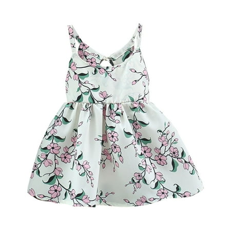 2023 Summer Girls Dresses Fashion Floral Print Crew Neck Sling Backless Dress Baby Girl Clothes
2023 Summer Girls Dresses Fashion Floral Print Crew Neck Sling Backless Dress Baby Girl Clothes