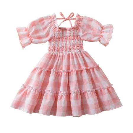 HuaAngel Toddler Girls Little Girls Smocked Classic Patchwork Casual Dresses Q863 Sizes 2-6
HuaAngel Toddler Girls Little Girls Smocked Classic Patchwork Casual Dresses Q863 Sizes 2-6