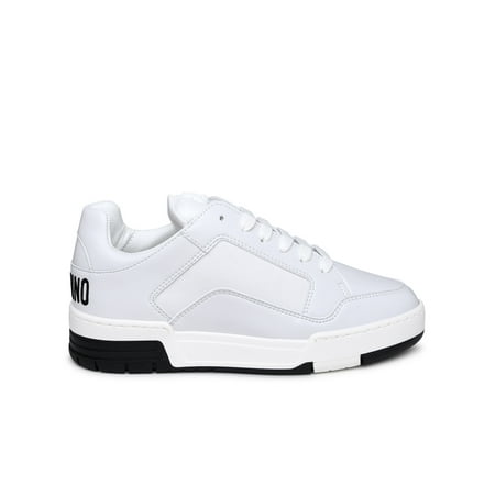

Moschino Woman Kevin40 White Leather Sneakers