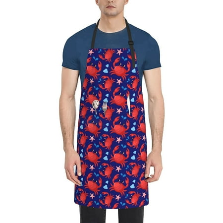 Lukts Adjustable Apron with 2 Pockets Chef Cooking Kitchen Restaurant Aprons for Women Men-Cute Crabs
Lukts Adjustable Apron with 2 Pockets Chef Cooking Kitchen Restaurant Aprons for Women Men-Cute Crabs