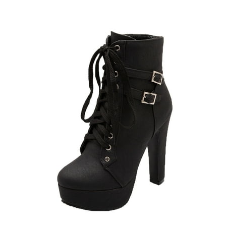Valentine s Day Deals!2022 VEKDONE Women s Shoes Warm Lace Up Super High Heel Thick Heel Round Toe Belt Buckle Mid Tube Boots
Valentine s Day Deals!2022 VEKDONE Women s Shoes Warm Lace Up Super High Heel Thick Heel Round Toe Belt Buckle Mid Tube Boots