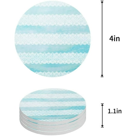 KXMDXA Elegant Lace Set of 6 Round Coaster for Drinks Absorbent Ceramic Stone Coasters Cup Mat with Cork Base for Home Kitchen Room Coffee Table Bar Decor
KXMDXA Elegant Lace Set of 6 Round Coaster for Drinks Absorbent Ceramic Stone Coasters Cup Mat with Cork Base for Home Kitchen Room Coffee Table Bar Decor