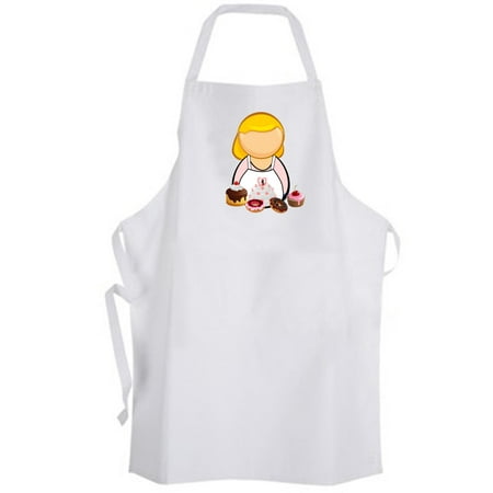 Aprons365 - Pastry Chef Girl w/ Donuts & Cakes – Apron – Baker Baking Cook