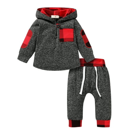 Younger Tree Toddler Baby Boy Sweatshirt Clothes Outfits Infant Winter Long Sleeve Hoodie Plaid Sweatsuit
Younger Tree Toddler Baby Boy Sweatshirt Clothes Outfits Infant Winter Long Sleeve Hoodie Plaid Sweatsuit