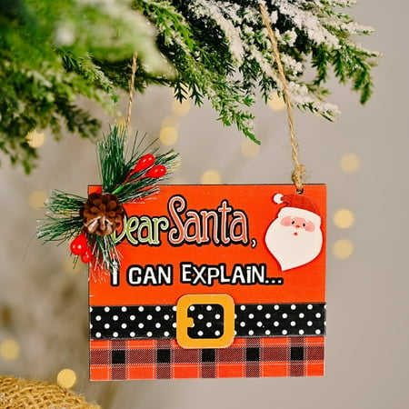 sunvit Christmas Decorations 2022- Christmas Decoration Christmas Wood Pendant Printed Belt Santa Pendant
sunvit Christmas Decorations 2022- Christmas Decoration Christmas Wood Pendant Printed Belt Santa Pendant