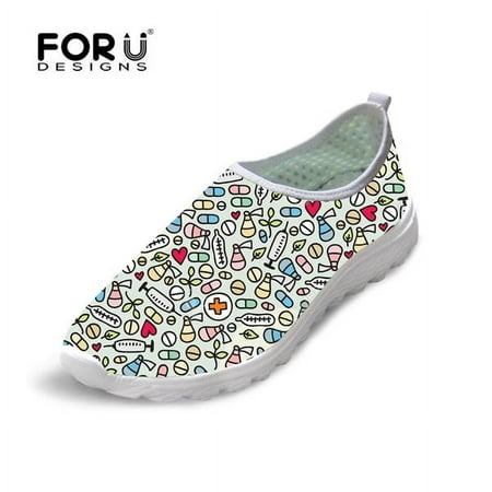 FORUDESIGNS Cute Women Nurse Sneakers Spring Summer Flats Breathable Mesh Shoes for Woman Fashion Casual Beach Light Shoes
FORUDESIGNS Cute Women Nurse Sneakers Spring Summer Flats Breathable Mesh Shoes for Woman Fashion Casual Beach Light Shoes