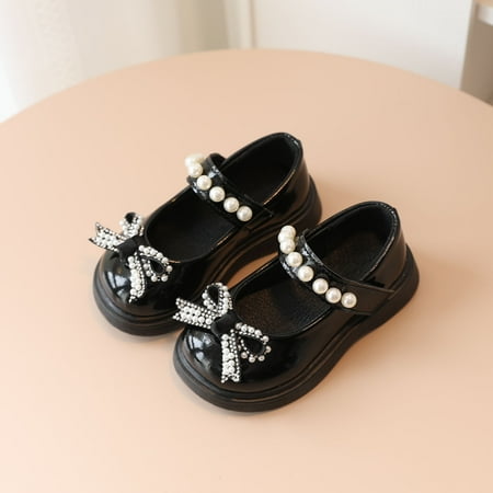 Herrnalise Toddler Shoes Baby Girls Cute Fashion Pearl Bow Non-slip Round Head Small Leather Princess Shoes Baby Shoes for Girls
Herrnalise Toddler Shoes Baby Girls Cute Fashion Pearl Bow Non-slip Round Head Small Leather Princess Shoes Baby Shoes for Girls
