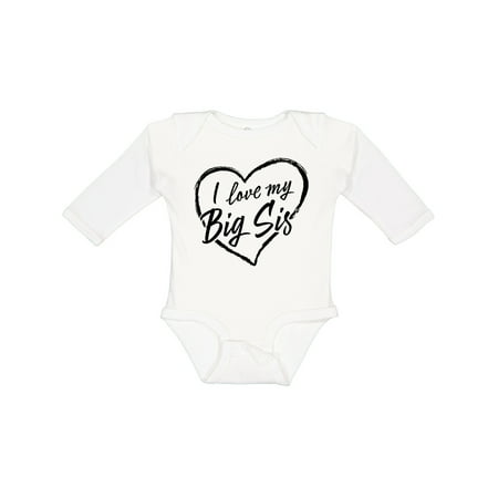 Inktastic I Love My Big Sis in Black Chalk Heart Boys or Girls Long Sleeve Baby Bodysuit
Inktastic I Love My Big Sis in Black Chalk Heart Boys or Girls Long Sleeve Baby Bodysuit