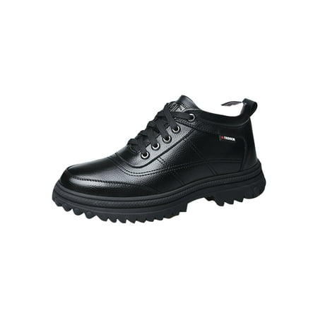 Difumos Men Work Boots Lace Up Winter Shoes Plush Lined Ankle Boot Outdoor Comfort Warm Shoe Casual Waterproof Black 7.5
Difumos Men Work Boots Lace Up Winter Shoes Plush Lined Ankle Boot Outdoor Comfort Warm Shoe Casual Waterproof Black 7.5