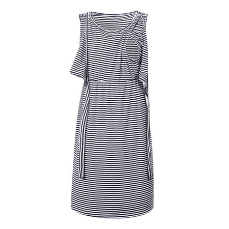 asdoklhq Maternity Dress Pregnant Women Clothes Sleeveless Maternity Breastfeeding Casual Striped Dress
asdoklhq Maternity Dress Pregnant Women Clothes Sleeveless Maternity Breastfeeding Casual Striped Dress