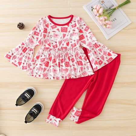 Leutsin Baby Boys Short-Sleeve Bodysuit Spring Autumn Baby Girls Valentine s Day Long Sleeve Love Printed Shirt Top Trousers Suit
Leutsin Baby Boys Short-Sleeve Bodysuit Spring Autumn Baby Girls Valentine s Day Long Sleeve Love Printed Shirt Top Trousers Suit