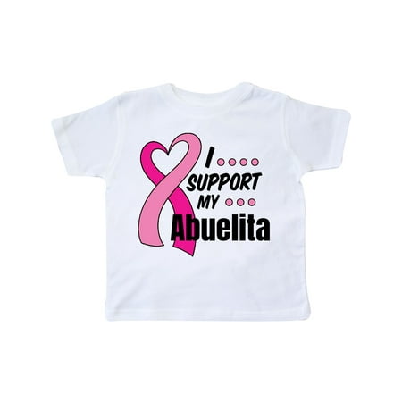Inktastic Breast Cancer Awareness I Support My Abuelita Pink Ribbon Gift Toddler Boy or Toddler Girl T-Shirt
Inktastic Breast Cancer Awareness I Support My Abuelita Pink Ribbon Gift Toddler Boy or Toddler Girl T-Shirt