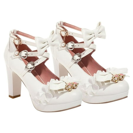 Quealent Adult Women Sandal Bare Sandals for Women Size 8 Sweet and Fresh Lace Bow Thick Sole Buckle Ladies Fairy High Heel Sandals Women s Sandals Wh1 7
Quealent Adult Women Sandal Bare Sandals for Women Size 8 Sweet and Fresh Lace Bow Thick Sole Buckle Ladies Fairy High Heel Sandals Women s Sandals Wh1 7