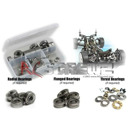 RCScrewZ XRAY T1 1/10th (#300000) Metal Shielded Bearing Kit - xra001b