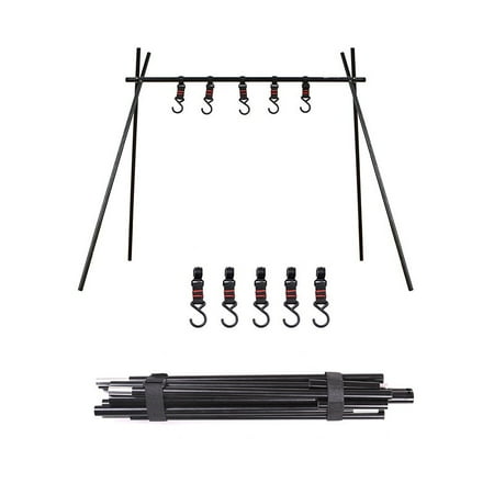 niuredltd outdoor camping portable storage hook rack folding tripod camping barbecue tool rack
niuredltd outdoor camping portable storage hook rack folding tripod camping barbecue tool rack