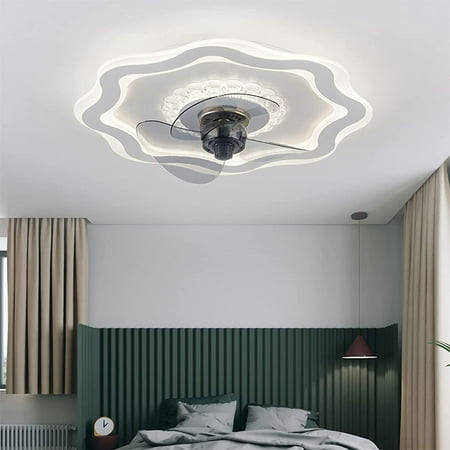 Fichiouy 19 Ceiling Fan Light LED Lamp Dimmable Flower Shape Chandelier 3 Blades with Remote for Bedroom
Fichiouy 19 Ceiling Fan Light LED Lamp Dimmable Flower Shape Chandelier 3 Blades with Remote for Bedroom