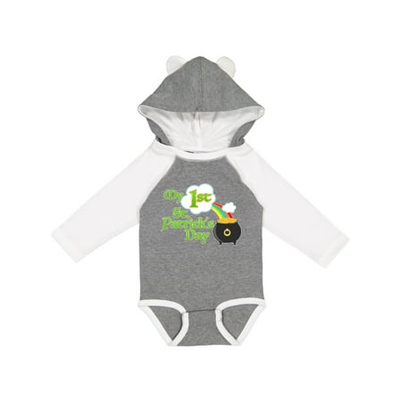 Inktastic My First St. Patricks Day- pot of gold and rainbow Gift Baby Boy or Baby Girl Long Sleeve Bodysuit
Inktastic My First St. Patricks Day- pot of gold and rainbow Gift Baby Boy or Baby Girl Long Sleeve Bodysuit