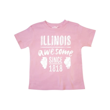 Inktastic Illinois Awesome Since 1818 Gift Toddler Boy or Toddler Girl T-Shirt