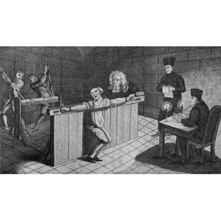 Posterazzi DPI1861705LARGE The Torture of John Coustos 1703 to 1746 In Lisbon 1744 From the Book the Poster Print, 38 x 22