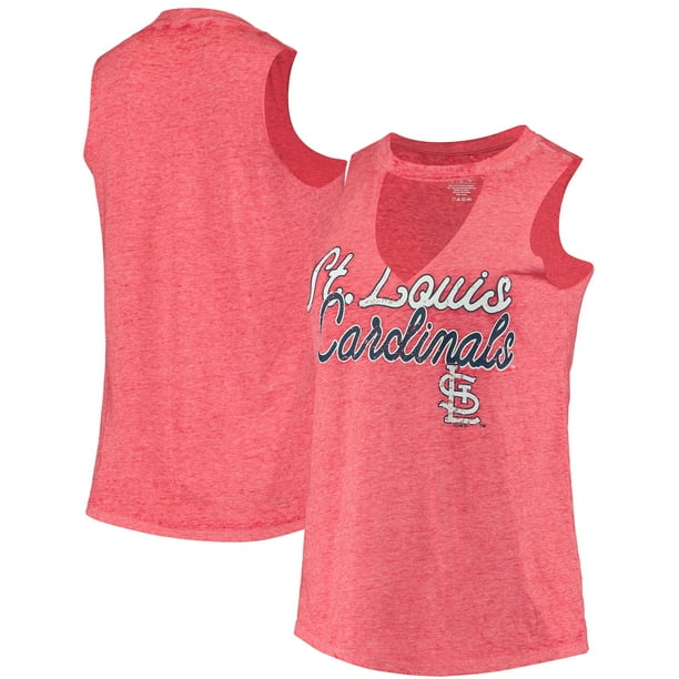 St. Louis Cardinals Concepts Sport Women's Loyalty Choker Neck Tank Top - Red