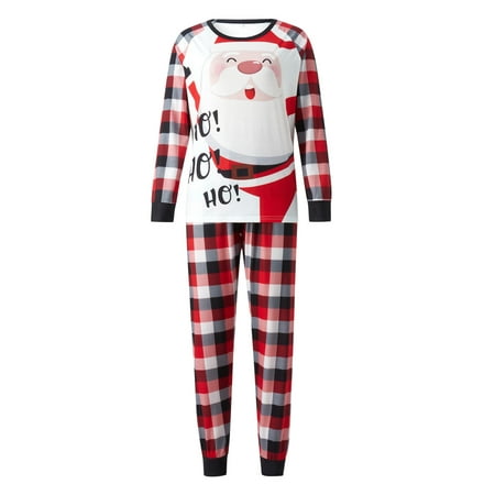 Genuiskids Christmas Family Matching Pajamas Set Long Sleeve Santa Claus Print Tops + Plaid Pants
Genuiskids Christmas Family Matching Pajamas Set Long Sleeve Santa Claus Print Tops + Plaid Pants