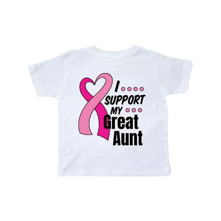 Inktastic Breast Cancer Awareness I Support My Great Aunt Pink Ribbon Gift Toddler Boy or Toddler Girl T-Shirt
Inktastic Breast Cancer Awareness I Support My Great Aunt Pink Ribbon Gift Toddler Boy or Toddler Girl T-Shirt