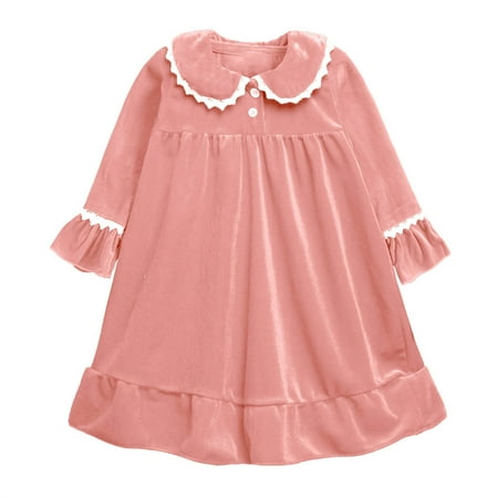 KBKYBUYZ Toddler Baby Kids Christmas Winter Girls Solid Color Long Sleeved Home Wear Nightgown Clothes Dress On Sale
KBKYBUYZ Toddler Baby Kids Christmas Winter Girls Solid Color Long Sleeved Home Wear Nightgown Clothes Dress On Sale