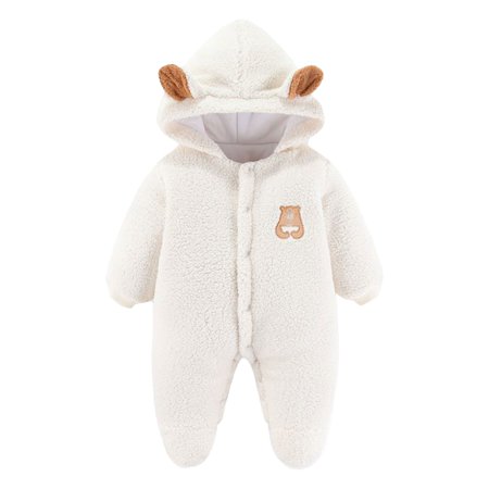 DENGDENG Baby Unisex Hooded Winter Romper Infant Long-Sleeve Bodysuit Cartoon Embroidery Warm Outfits
DENGDENG Baby Unisex Hooded Winter Romper Infant Long-Sleeve Bodysuit Cartoon Embroidery Warm Outfits