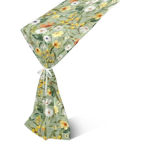 Hyjoy Table Runner Watercolor Flowers Machine Washable Non-Slip Farmhouse Table Runners for Dinner Party Holidays Home Decor 13 x 70 Inch
Hyjoy Table Runner Watercolor Flowers Machine Washable Non-Slip Farmhouse Table Runners for Dinner Party Holidays Home Decor 13 x 70 Inch