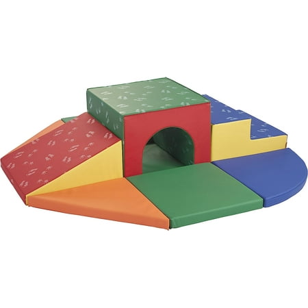 YELROL SoftZone Lincoln Tunnel Climber Toddler Playset Assorted 9-Piece