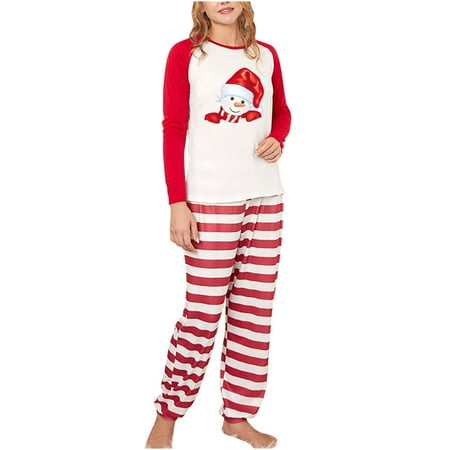Fesfesfes Xmas Pjs Parent-Child Warm Christmas Suit Striped Stitching Home Clothes Pajamas Long-Sleeved Trousers Two-Piece Set(Mom) Sale on Clearance
Fesfesfes Xmas Pjs Parent-Child Warm Christmas Suit Striped Stitching Home Clothes Pajamas Long-Sleeved Trousers Two-Piece Set(Mom) Sale on Clearance