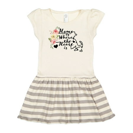 Inktastic Massachusetts Home is Where The Heart is with Watercolor Floral Gift Toddler Girl Dress
Inktastic Massachusetts Home is Where The Heart is with Watercolor Floral Gift Toddler Girl Dress