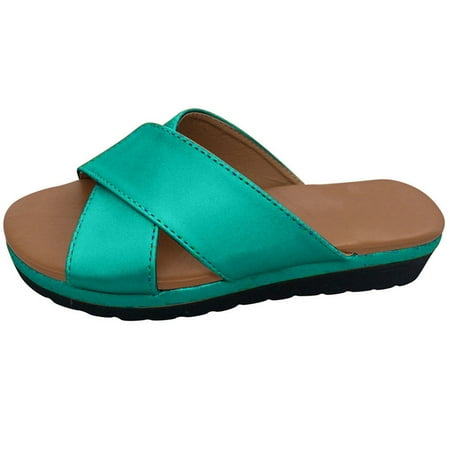 CYMMPU Women s Slippers Womens Fashion Wedges Shoes Open Toe Thick Bottom Roman Slippers Beach Sandals
CYMMPU Women s Slippers Womens Fashion Wedges Shoes Open Toe Thick Bottom Roman Slippers Beach Sandals