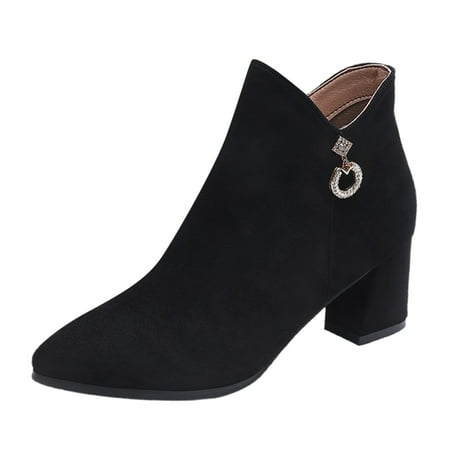 TAIAOJING Women s Ankle Boots Thermal Boots High Heels Short Zipper Chunky Shoes Retro Boots Zapatillas
TAIAOJING Women s Ankle Boots Thermal Boots High Heels Short Zipper Chunky Shoes Retro Boots Zapatillas