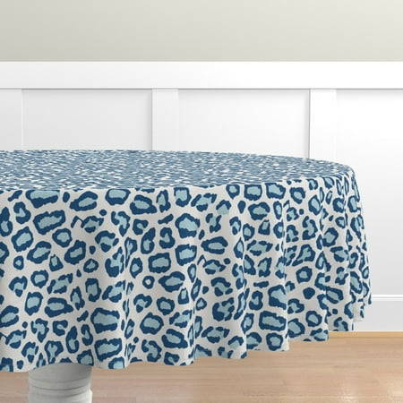 Cotton Sateen Tablecloth 90 Round - Leopard Skin Blue Animal Retro Print Cheetah Jaguar Spots Dots Safari Kids Print Custom Table Linens by Spoonflower
Cotton Sateen Tablecloth 90 Round - Leopard Skin Blue Animal Retro Print Cheetah Jaguar Spots Dots Safari Kids Print Custom Table Linens by Spoonflower