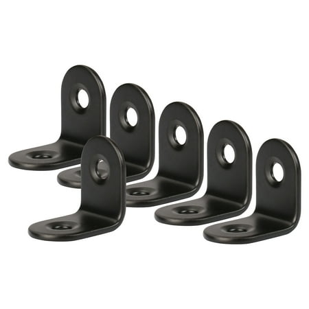20 x 20mm Angle Bracket Stainless Steel Black L Shaped Angle Brackets Corner Braces 90 Degree Metal 6pcs
20 x 20mm Angle Bracket Stainless Steel Black L Shaped Angle Brackets Corner Braces 90 Degree Metal 6pcs